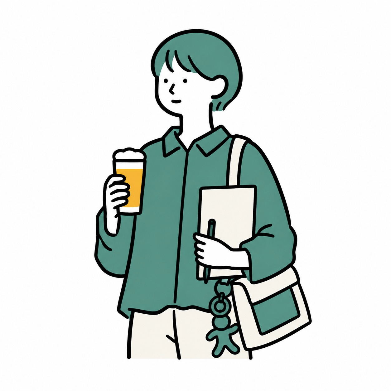 緑川史乃のイラスト